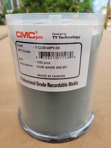 CD R White Inkjet Printable 100 Disc - FREE SHIPPING | eBay