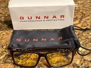 Gunnar Technology Eyewear Riot Computer Glasses Expresso Frame Amber Lens - Picture 1 of 8