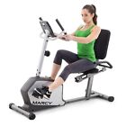 Marcy Recumbent Bike Magnetic Stationary Bicycle Home  Cardio Exercise Machine