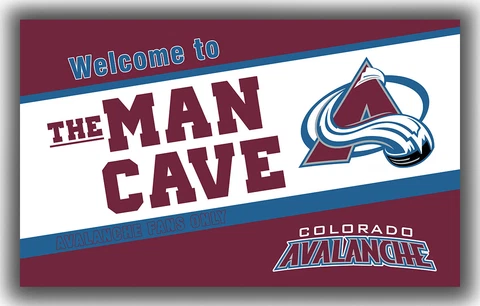 Colorado Avalanche Hockey MAN CAVE Memorable Flag 90x150cm 3x5ft Fan best banner Cover