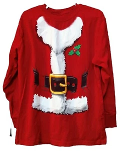 Kids Santa Christmas Holiday Themed Graphic Shirt Size M(8) - Picture 1 of 1