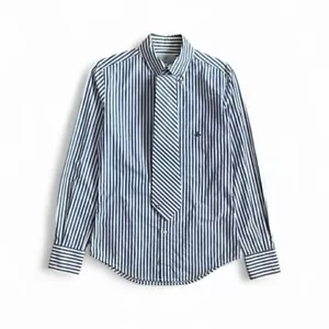 Vivienne Westwood Striped Shirt + Tie & Tie Pin Size 46 USED 202504M - Picture 1 of 9