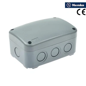 Caja de conexiones de plástico carcasa IP66 a prueba de polvo/salpicaduras 125 × 86 × 62 mm - Imagen 1 de 11