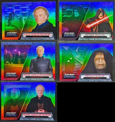 EMPEROR PALPATINE 2016 Star Wars Evolution Foil Qty 46 - 50 - Image 1 of 2