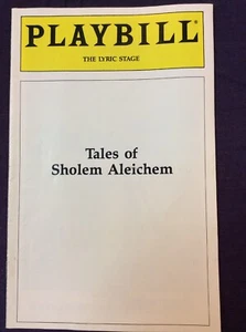 Pre - Owned Playbill May 1993 Signed Nehemiah Persoff Very Clean #124 - Picture 1 of 8