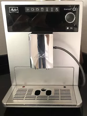 Melitta Caffeo CI 1400W Kaffeemaschine Silber 9 Filterpatronen 8 Reinigungstabl. - Bild 1 von 4
