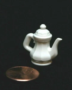 Playmobil Miniature Victorian Dollhouse White "China" Tea Pot Teapot 5316 5320 - Picture 1 of 1