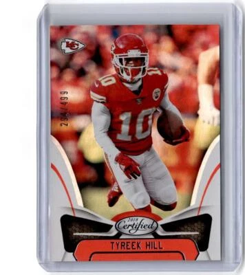 2018 Panini Certified #32 Tyreek Hill Mirror Silver /499 - Image 1 of 2