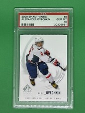2009 SP Authentic Alex Ovechkin #8 PSA 10 Pop 11