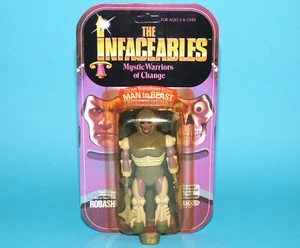 THE INFACEABLES MYSTIC WARRIORS OF CHANGE ROBASH MOC MOSC US CARD 1984 GALOOB - Bild 1 von 10