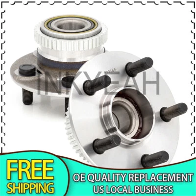 Pair Rear Wheel Bearings Hubs Assembly For 2001-2002 Chrysler PT Cruiser 5 Lugs - Imagem 1 de 4