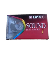 EMTEC Sound 1 I Audiokassette Tape MC 90 Min Ferric Quality Rohling NEU OVP - Bild 1 von 2