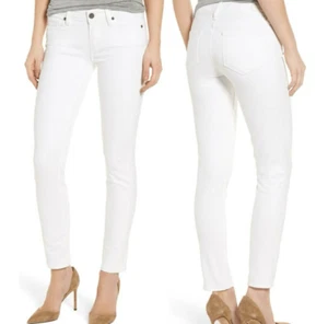Jeans donna PAIGE bianco ottico lavaggio skyline alla caviglia taglia 29 - Foto 1 di 8