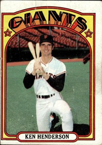 KEN HENDERSON 1972 Topps #443 BUY ANY 2 ITEMS FOR 50% OFF   B210R1S19P21