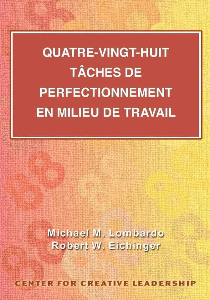Quatre-Vingt-Huit taches de perfectionnement en milieu de travail - Image 1 of 1