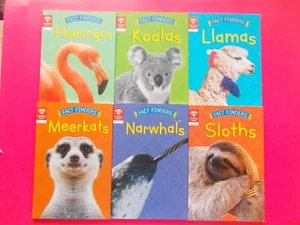 READING GEMS FACT FINDERS - LEVEL 1 x 6 - HOME READING / SCHOOL SCHOOLING /TUTOR - Picture 1 of 6