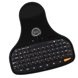 N5901 QWERTY Keyboard Trackball 2.4G Wireless Mini USB MultiMedia Keyboard - Afbeelding 1 van 12
