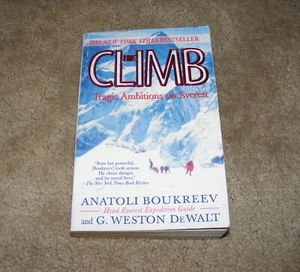 The Climb by Anatoli Boukreev and G. Weston DeWalt 1998 Paperback) - Picture 1 of 4