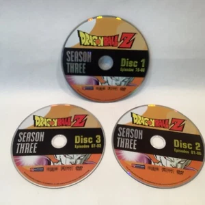 Dragon Ball Z Season 1-3 Episodes 75 - 92 Loose Tested No Case - Picture 1 of 4