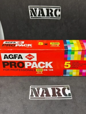 Agfa ProPack Professional 200 35mm box with 4 films - Image 1 of 4