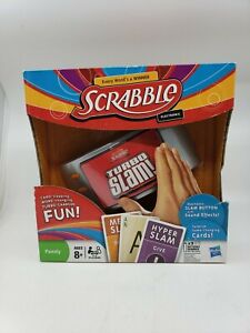 2009 NIB Hasbro Scrabble Slam Electronic Card Game NIB Family Turbo Slam Boost