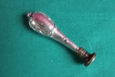 L68- ANTICO SIGILLO INGHILTERRA ARGENTO- CERALACCA TIMBRO CARTA MONETA STERLING - Immagine 1 di 4