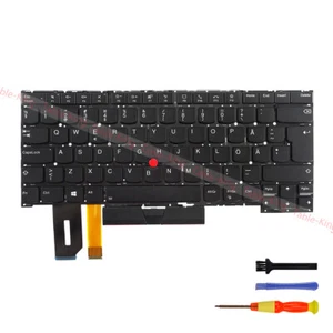 Swedish Backlit Keyboard for Lenovo Thinkpad T14s Gen1/P1 Gen3/X1 Extreme Gen3 - Picture 1 of 6