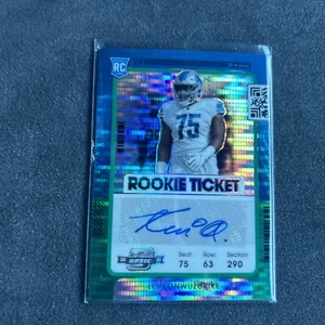 2021 Panini Contenders Optic - Biglietto Rookie Autografo Green Pulsar Prizm #163 - Foto 1 di 4