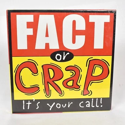 Fact or Crap Trivia Party Board Game 2002 version Brand New Factory Sealed - Image 1 of 4