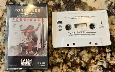 FOREIGNER HEAD GAMES Cassette The Modern Day Blinded by Science Do What you Like - Image 1 of 2