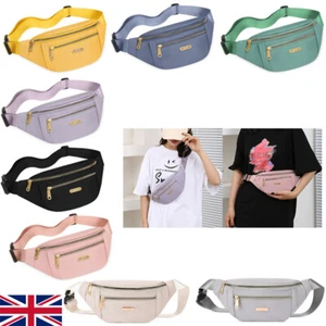 Ladies Womens Bum Bag Waist Fanny Pack Holiday Travel Wallet Money Belt Bumbags - Picture 1 of 20