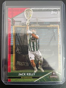 Jack Kelly 2022 Topps Premier Lacrosse League PLL Red Parallel Card #02/10