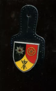 BW Verbandsabzeichen auf Leder Schule für Feldjäger u Stabsdienst Sonthofen (20) - Bild 1 von 2