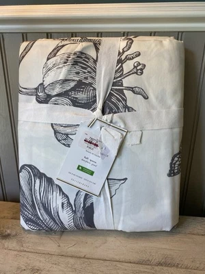 Funda nórdica Pottery Barn Pippa algodón orgánico F/Q ¡NUEVA CON ETIQUETAS! Completo/Queen/Beige LEER Foto 1 de 4