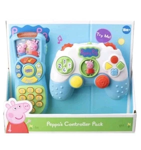 Peppa Pig TV Remote and Games Controller Toy Pack - Picture 1 of 2