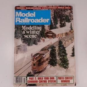 Model Railroader Magazine January 1980 Vol 47 No 1 Winter Scene Kalmback - Picture 1 of 5