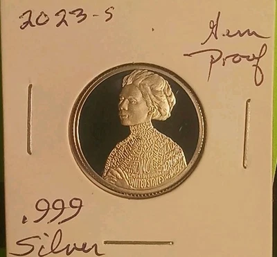2023 S Jovita Idar Washington Quarter .999 SILVER Proof FROSTY Amazing Outfit A - Image 1 of 4