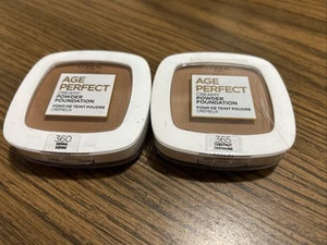 2L'OREAL AGE PERFECT CREAMY POWDER FOUNDATION 360 SIENNA #365 Chestnut Chattinge - Picture 1 of 2