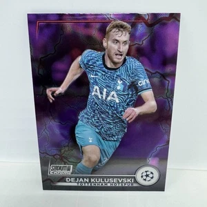 2022-23 Topps SC Chrome UEFA Dejan Kulusevski Pink/Red Electric Charge #98 - Picture 1 of 2