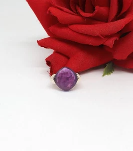 Sterling Silber facettierter Amethyst Ring Größe 8 7,94 g KATZENRETTUNG - Bild 1 von 2