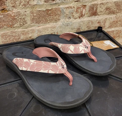 NWB Women Olukai 'Ohana Sandal Coral Rose/PA'I #20110-RSZQ - Image 1 of 4