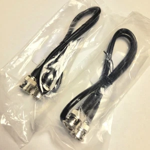 Shure UA802 PAIR of Coaxial Cable BNC to BNC Connection, 2 Foot - NEW - Picture 1 of 1