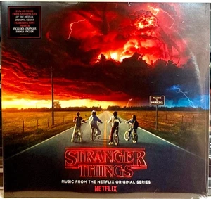 STRANGER THINGS Limited Ed 2LP SOUNDTRACK Seasons 1 & 2 Vinyl w/STICKER & POSTER - Picture 1 of 4
