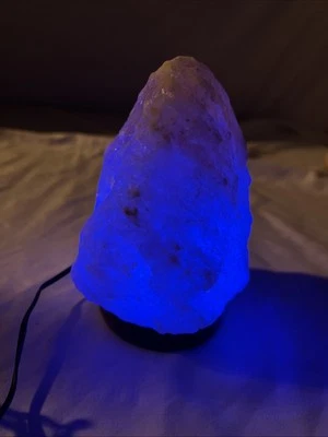 Lámpara de Sal del Himalaya USB, Lámpara Bombilla LED Cambiante Multicolor, Lámpara de Sal Foto 1 de 4