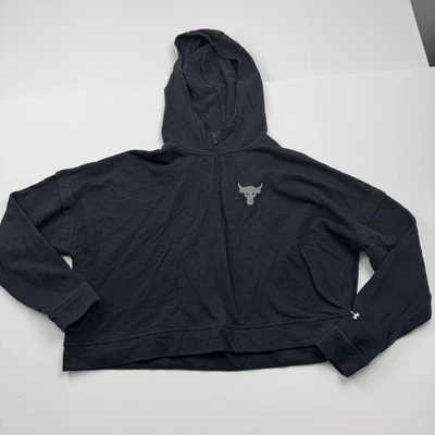 Sudadera con capucha Under Armour Project Rock para mujer XL Warrior Mana Blood Sweat Foto 1 de 4