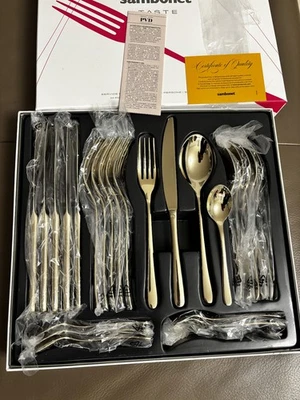 Rosenthal 2 x Sambonet-Besteck je 179,00€ Mirror Champagne 18/10 PVD - Bild 1 von 3