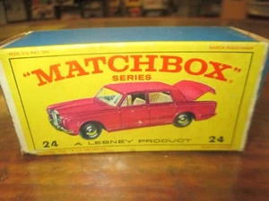 Matchbox 24 Rolls Royce Silver Shadow Magenta - Picture 1 of 6