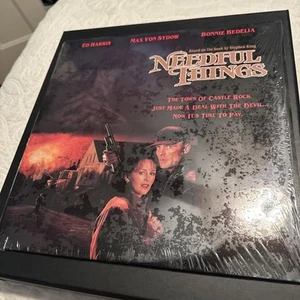 Needful Things (Laserdisc, 1994) STEPHEN KING ED HARRIS MAX VON SYDOW - Picture 1 of 10