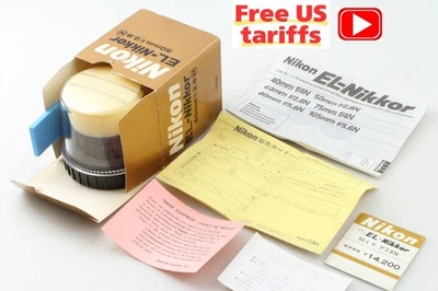 Late Model [N MINT+++ in Box] Nikon EL Nikkor 50mm f/2.8 N Lens M39 From JAPAN - Image 1 of 4