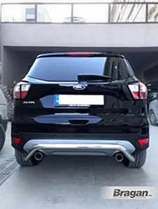 Rear Bumper Bar For Ford Kuga 2012 - 2016 4x4 Stainless Back Tube Accessory - Picture 1 of 3